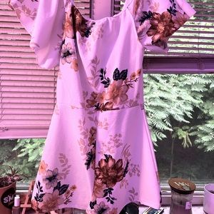 Floral White Romper